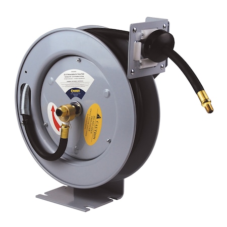 3/8 X 25 Ft Retractable Hose Reel W. Rubber Hose